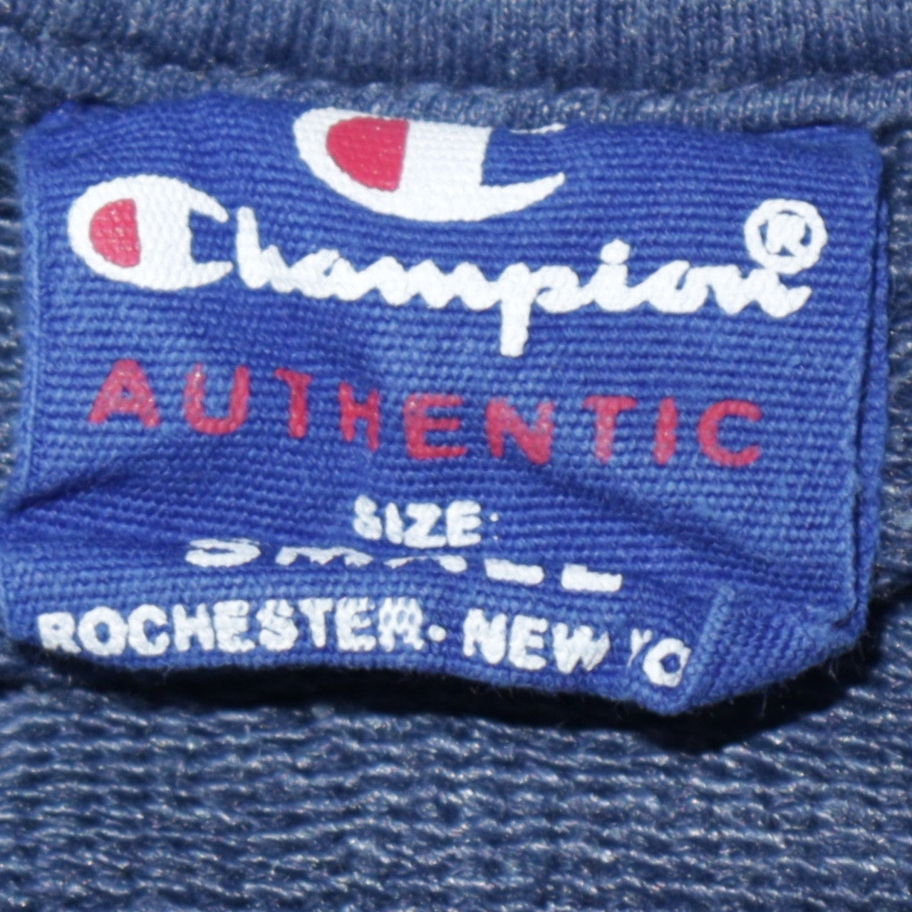 Champion Men's Blue Small Pullover Crew Neck Sweatshirt