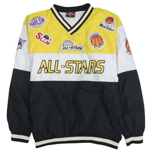 City Athletic Men’s Multicoloured 2XL Varsity All-Stars Basketball Jacket