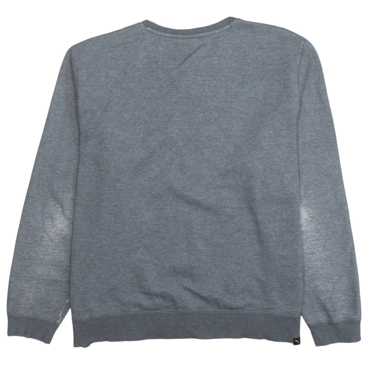 Puma Men’s Grey 2XL Pullover Sweatshirt Crew Neck Logo Fleece