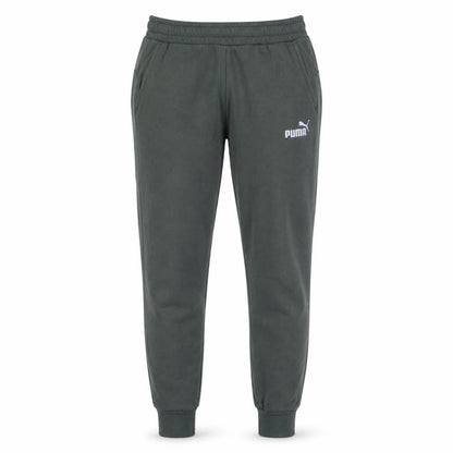 Front view of Puma Men’s Green Logo Jogger Sweatpants, size L