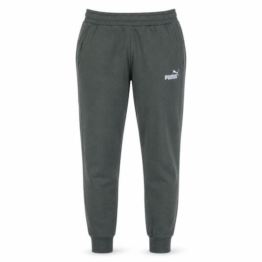 Front view of Puma Men’s Green Logo Jogger Sweatpants, size L