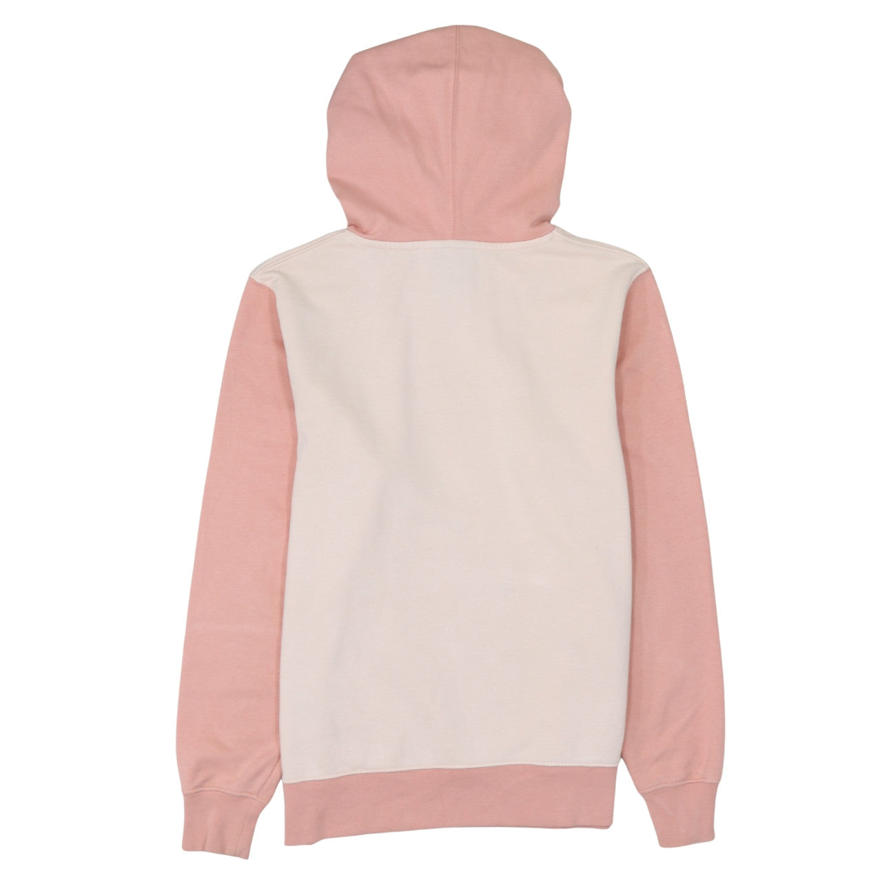 Nike Womens Pink & Beige Pullover Hoodie XS Cotton Blend