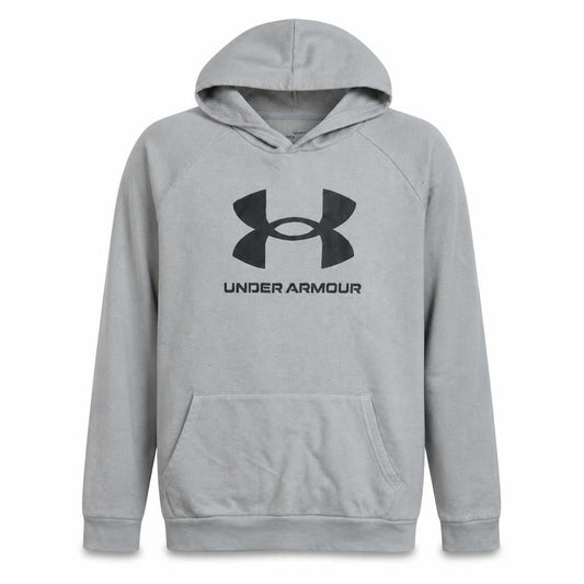 Under Mens Armour Grey Pullover Hoodie XL Fleece Sportswear