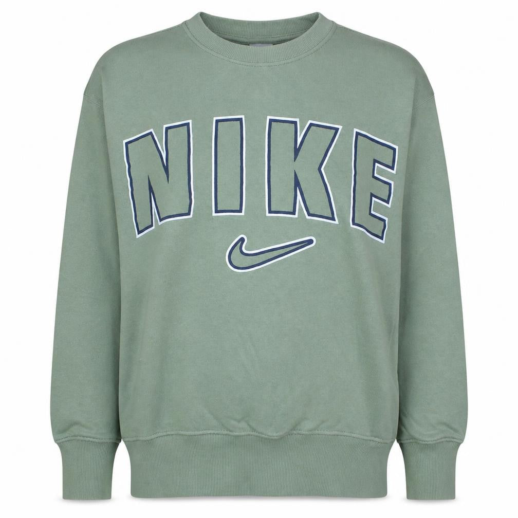 Nike Womens Green Crew Neck Pullover Sweatshirt Size S