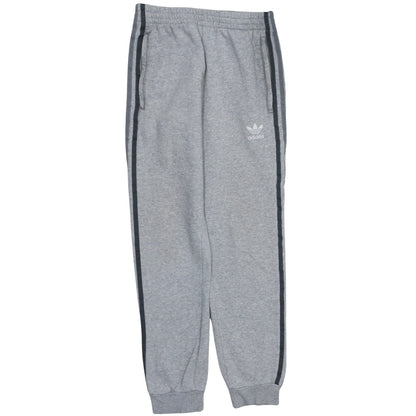 Additional front view of Adidas Men's Grey Sweatpants Small Regular Fit Elastic Waist