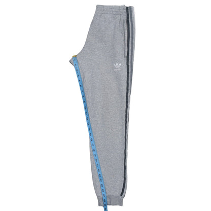 Back view of Adidas Men's Grey Sweatpants Small Regular Fit Elastic Waist