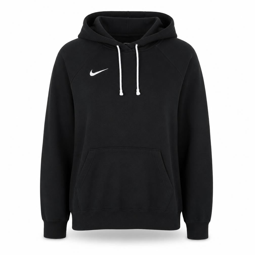 Nike Women's Black Pullover Hoodie Medium Cotton Blend Sportswear