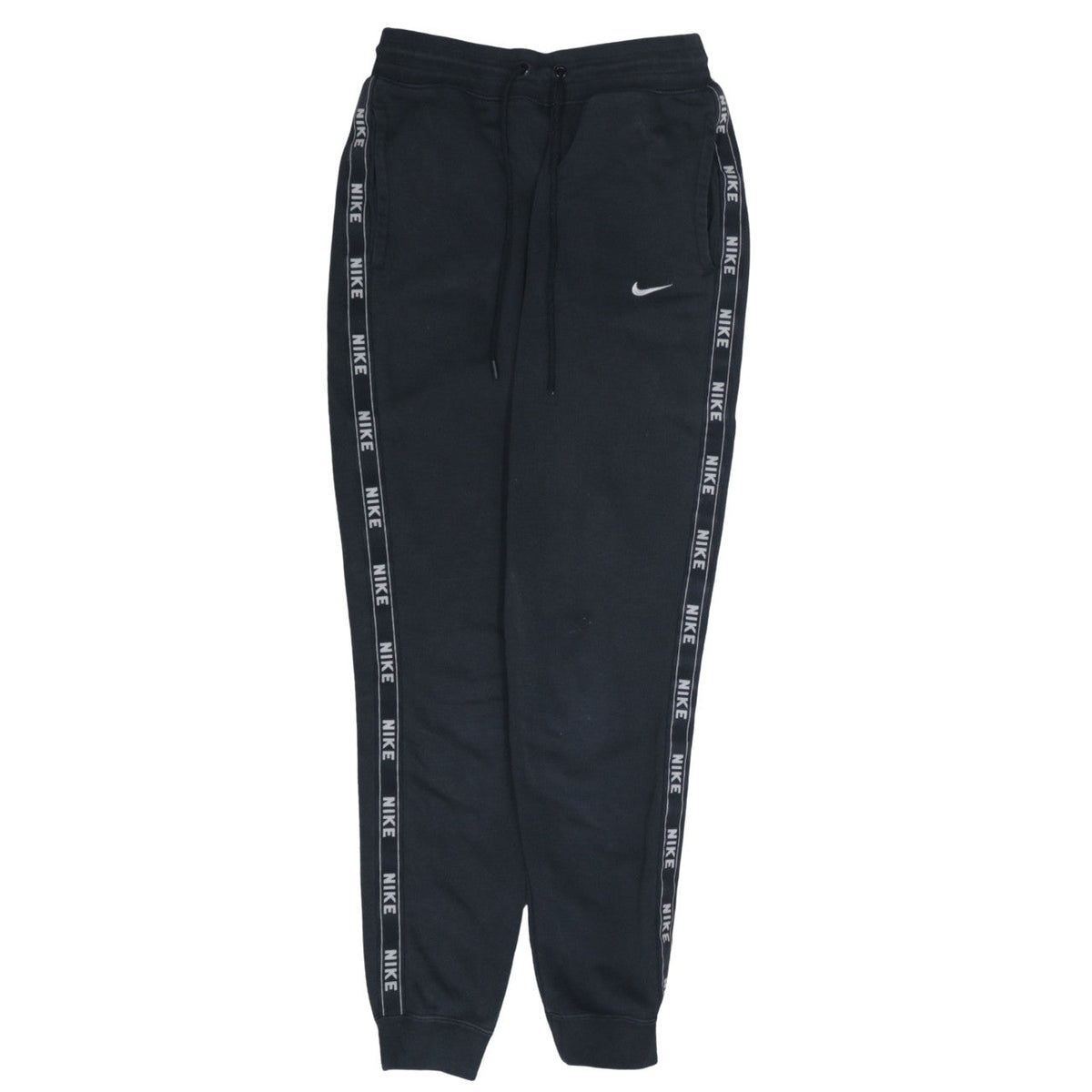 Nike Women's Black XS Jogger Trousers with Logo Tape