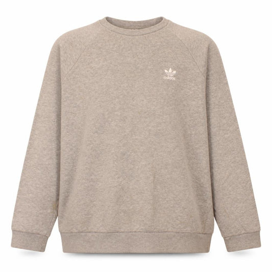 Adidas Men's Grey Logo Crew Neck Pullover Sweatshirt Size M