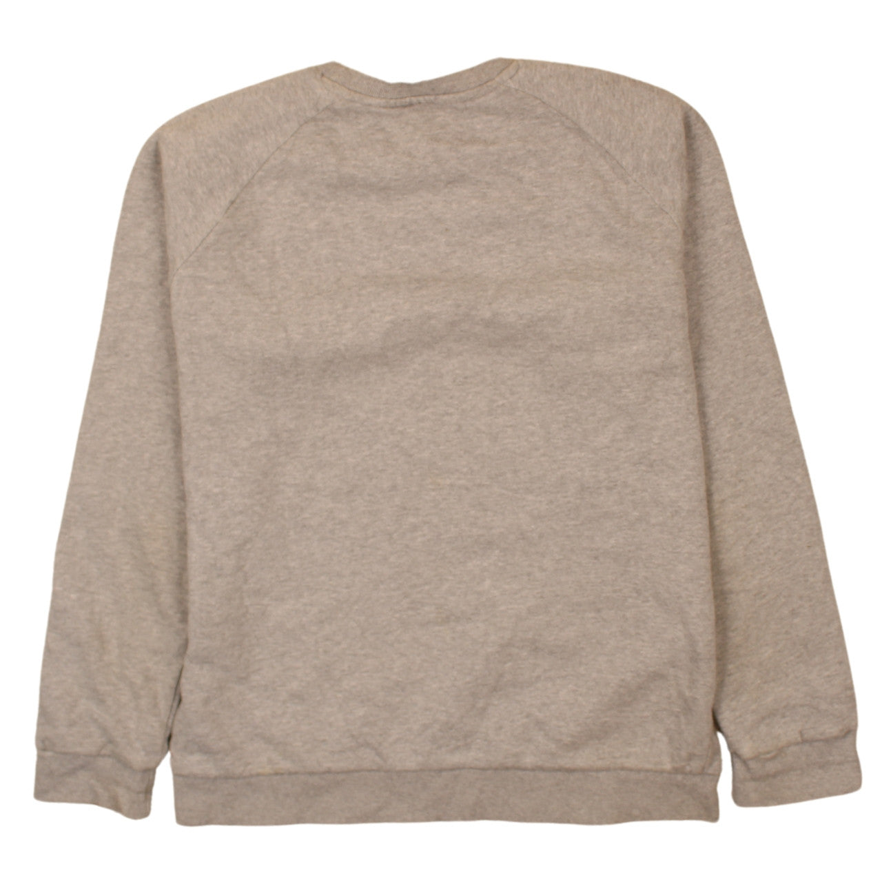 Adidas Men's Grey Logo Crew Neck Pullover Sweatshirt Size M