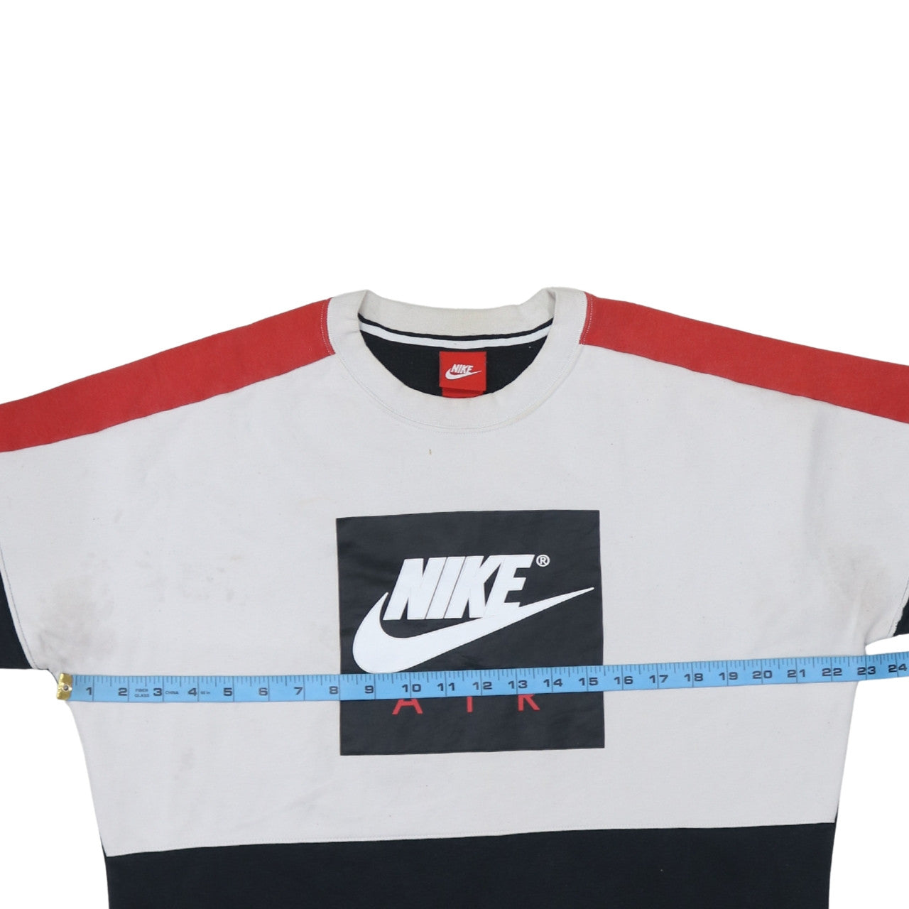 Nike Men's Multicoloured Air Logo Pullover Sweatshirt M