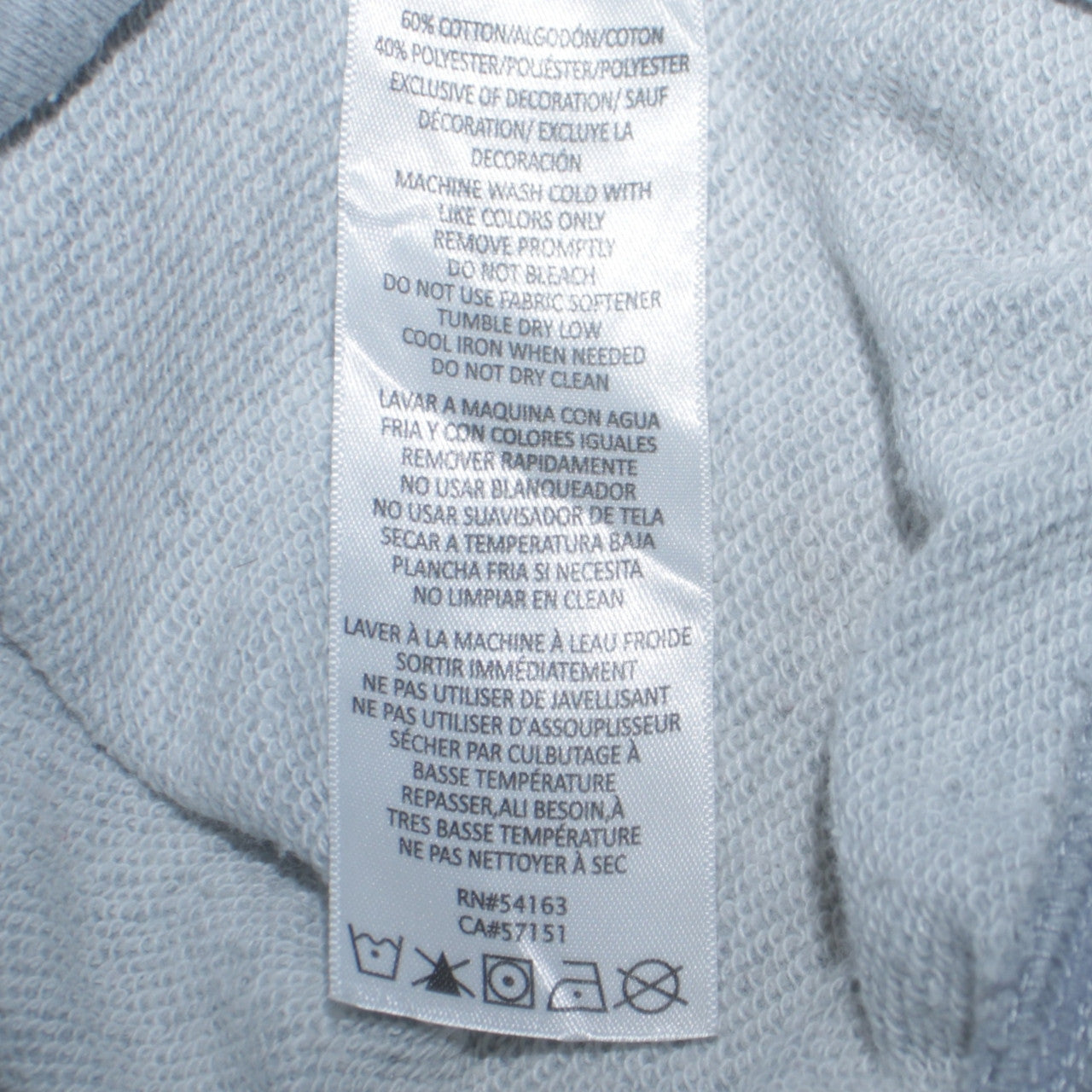 Calvin Klein Men’s Grey Full Zip Hoodie Size M Lightweight Logo Trim