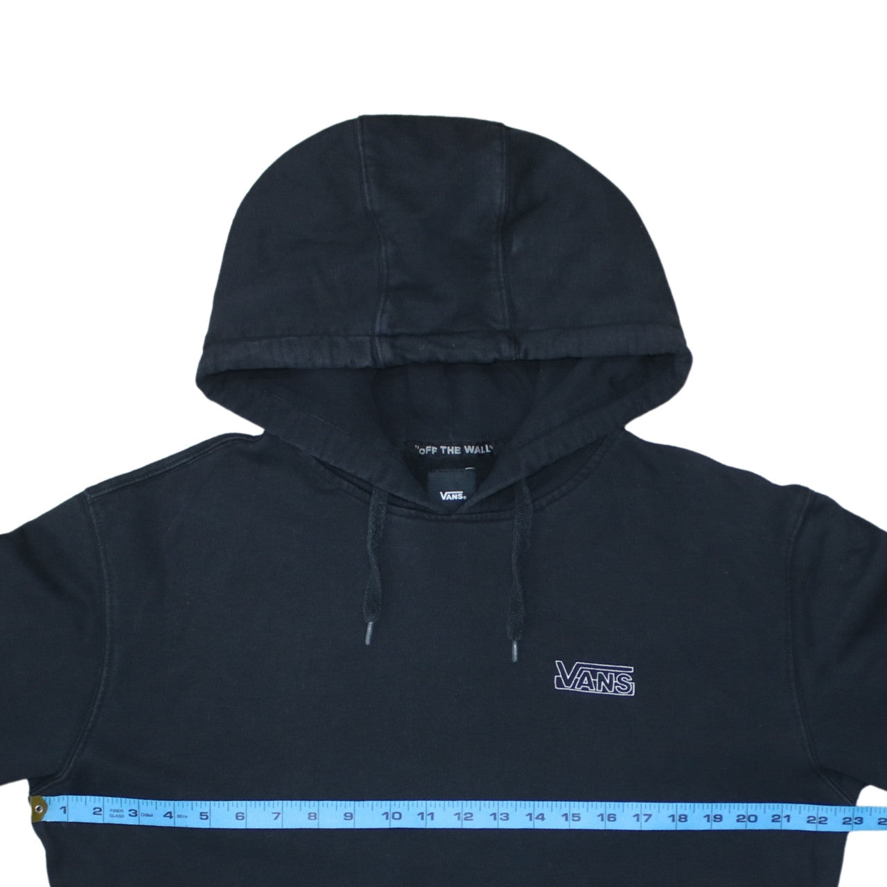 Vans Men's Black Pullover Hoodie Large Skate Style Graphic Sweatshirt
