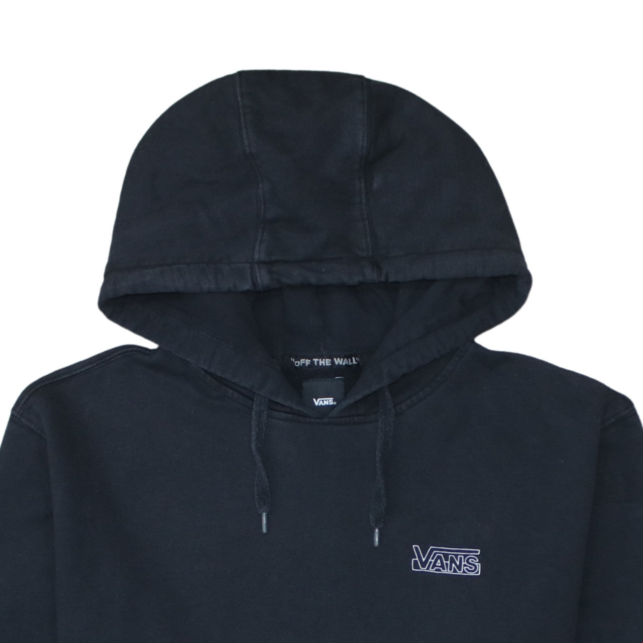 Vans Men's Black Pullover Hoodie Large Skate Style Graphic Sweatshirt