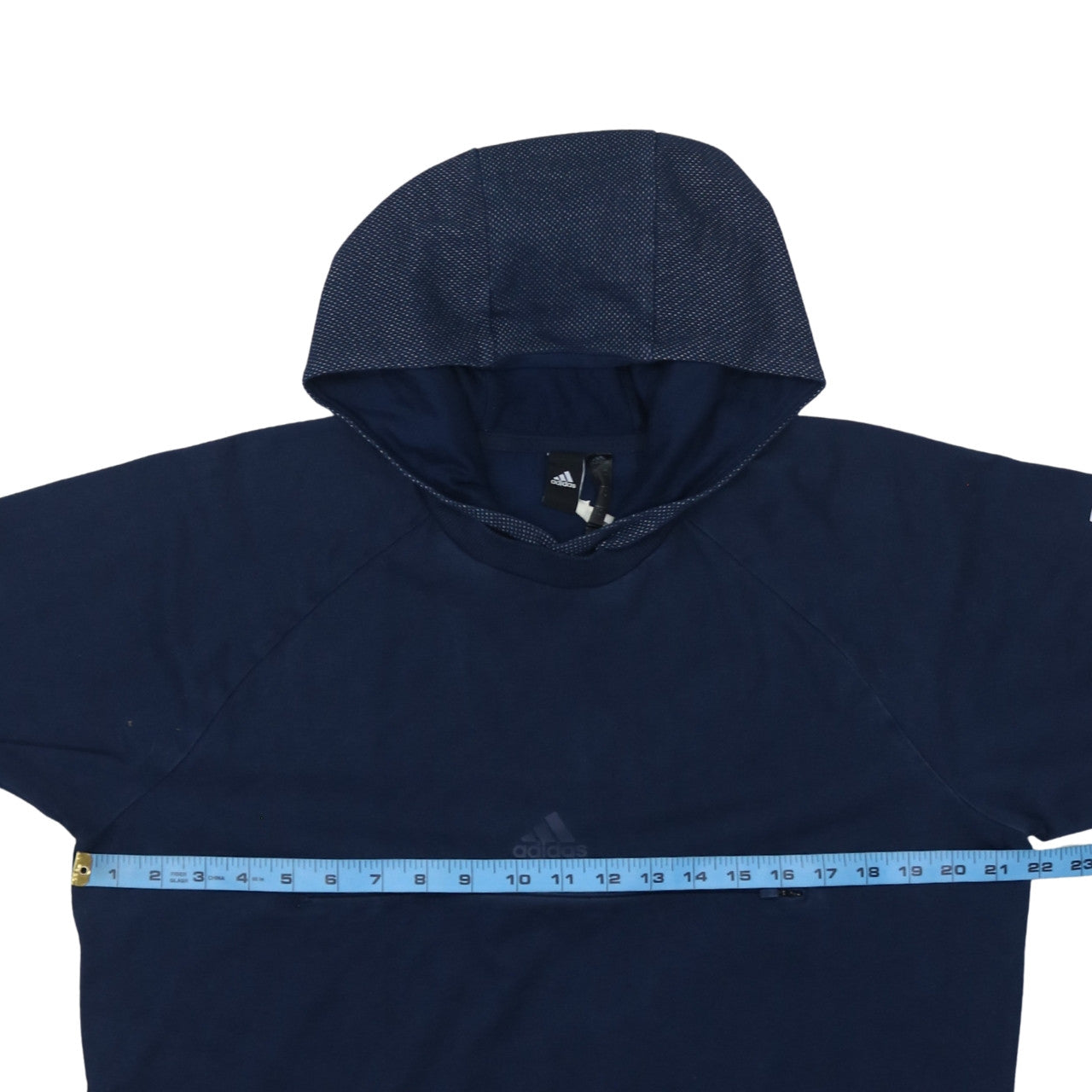 Adidas Men's Navy Blue Long Sleeve Pullover Hoodie Size L