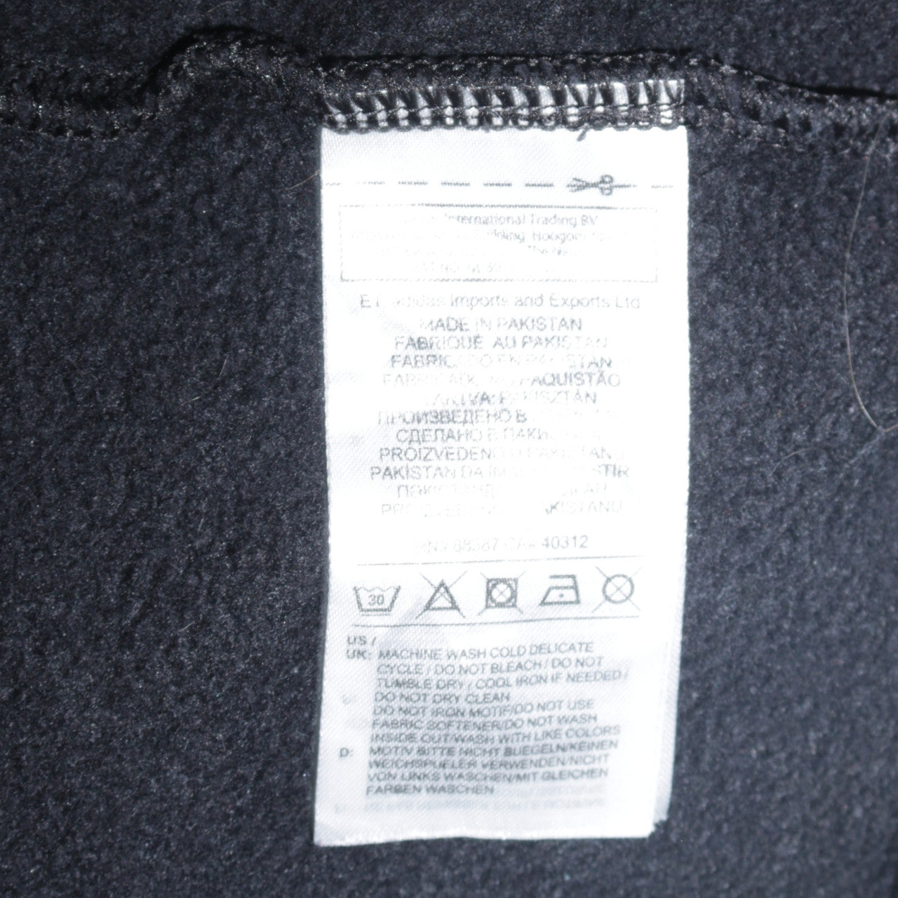 Adidas Men's Navy Blue Long Sleeve Pullover Hoodie Size L