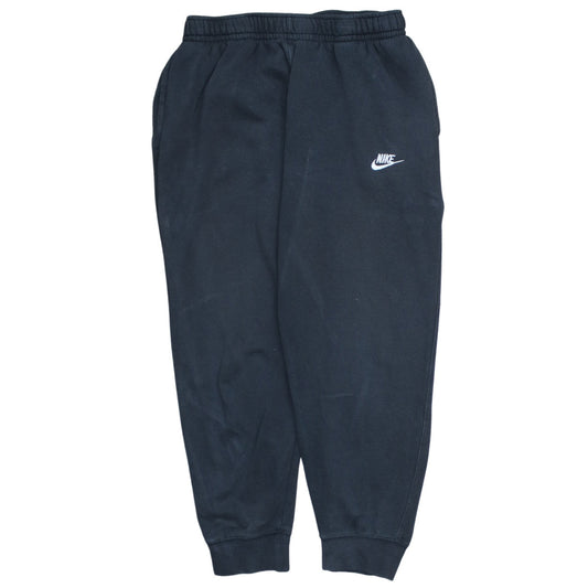 Nike Men’s Black Sweatpants L Regular Fit Fleece Joggers