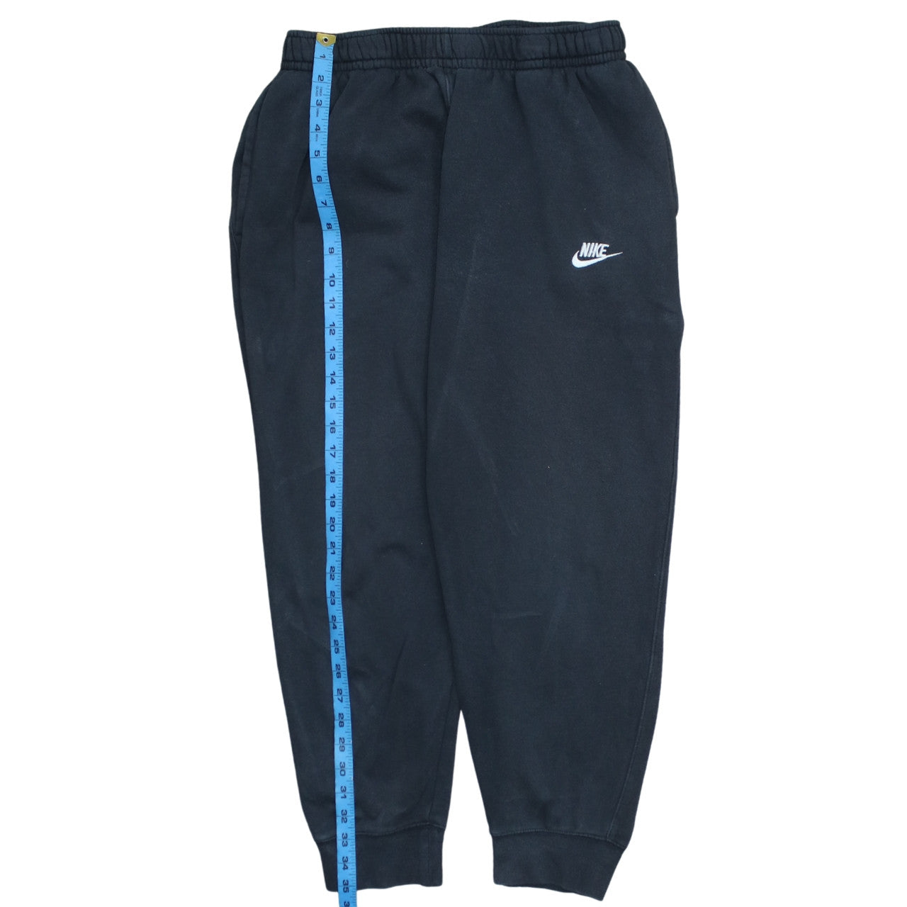 Nike Men’s Black Sweatpants L Regular Fit Fleece Joggers