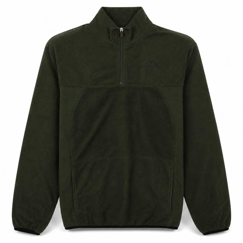 Kappa Men’s Green Fleece 1/2 Zip Pullover Sweatshirt Size L