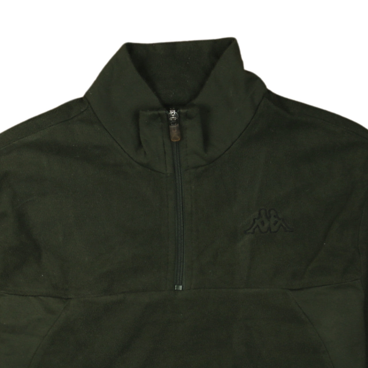Kappa Men’s Green Fleece 1/2 Zip Pullover Sweatshirt Size L