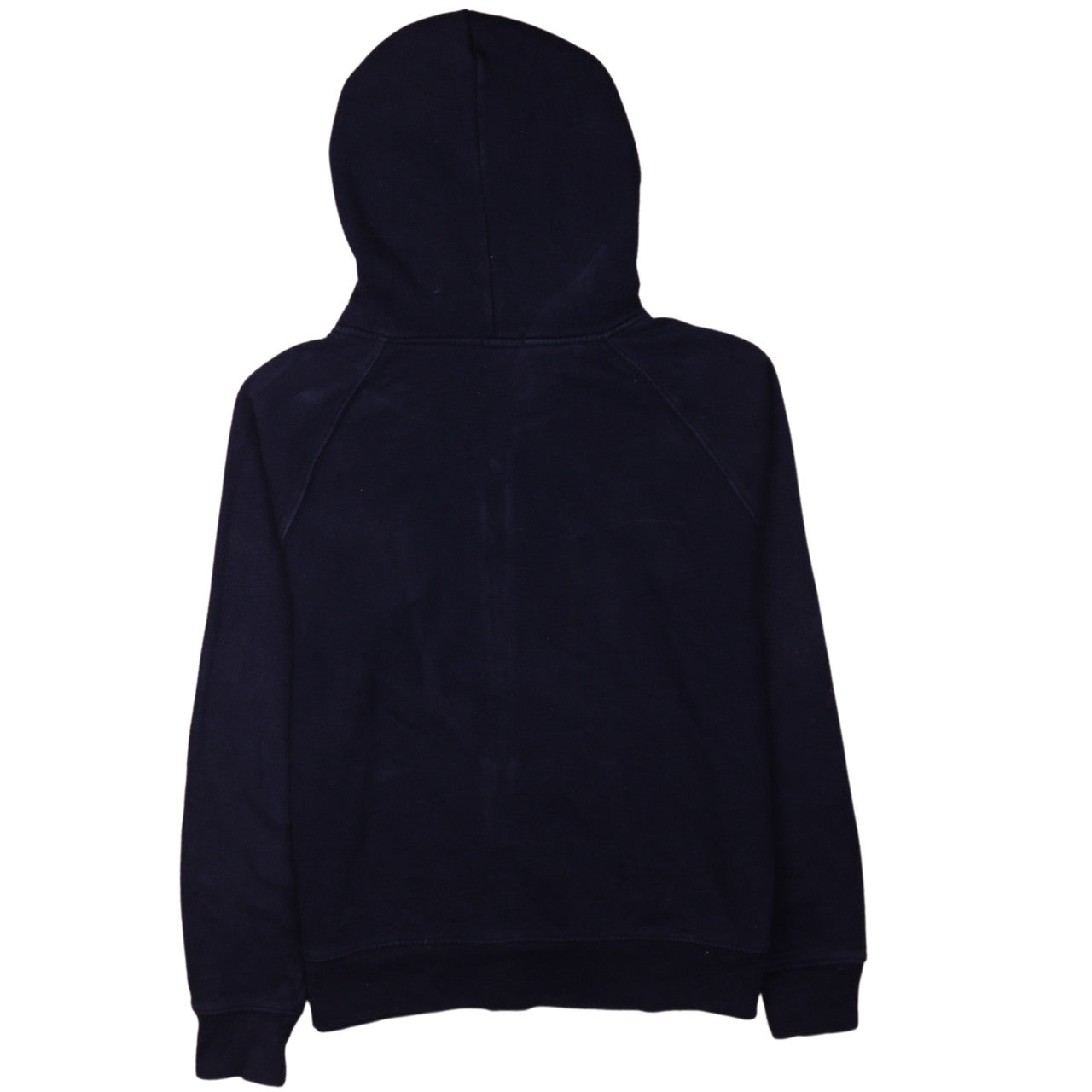 GAP Women Navy Blue Full Zip Hoodie L Fleece Logo Casual