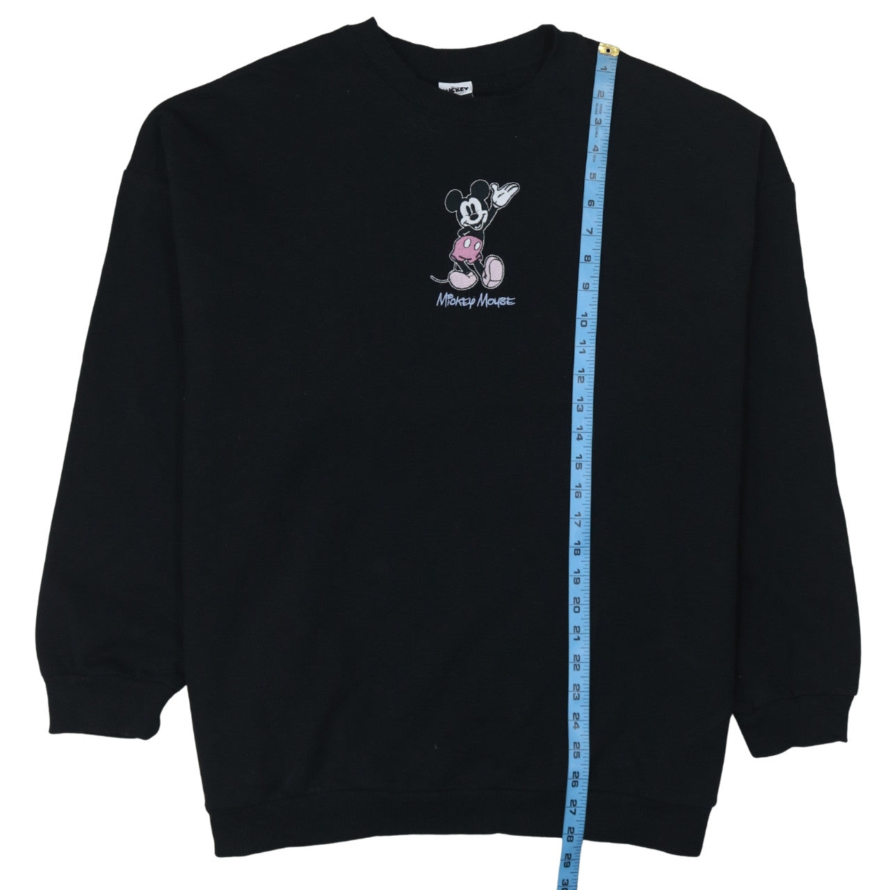 Disney Mickey Mouse Black Sweatshirt Women 16-18 George Relaxed Fit
