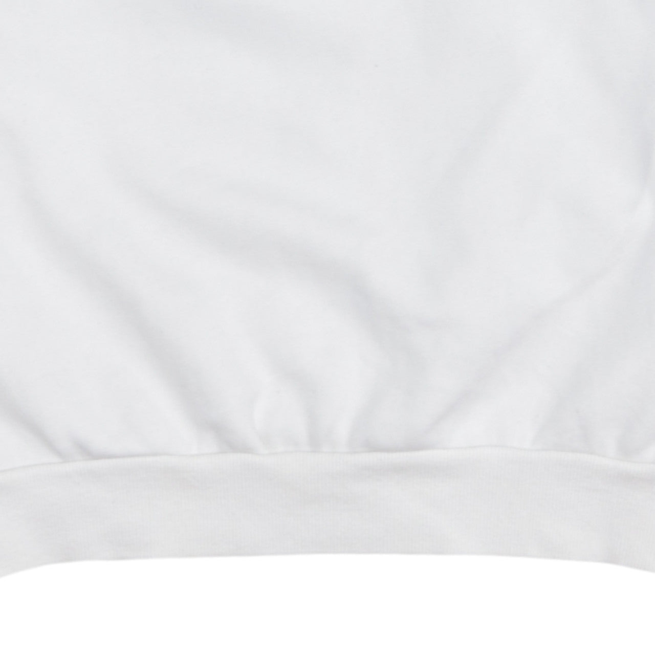 Puma Women's White Small Logo Crew Neck Pullover Sweatshirt