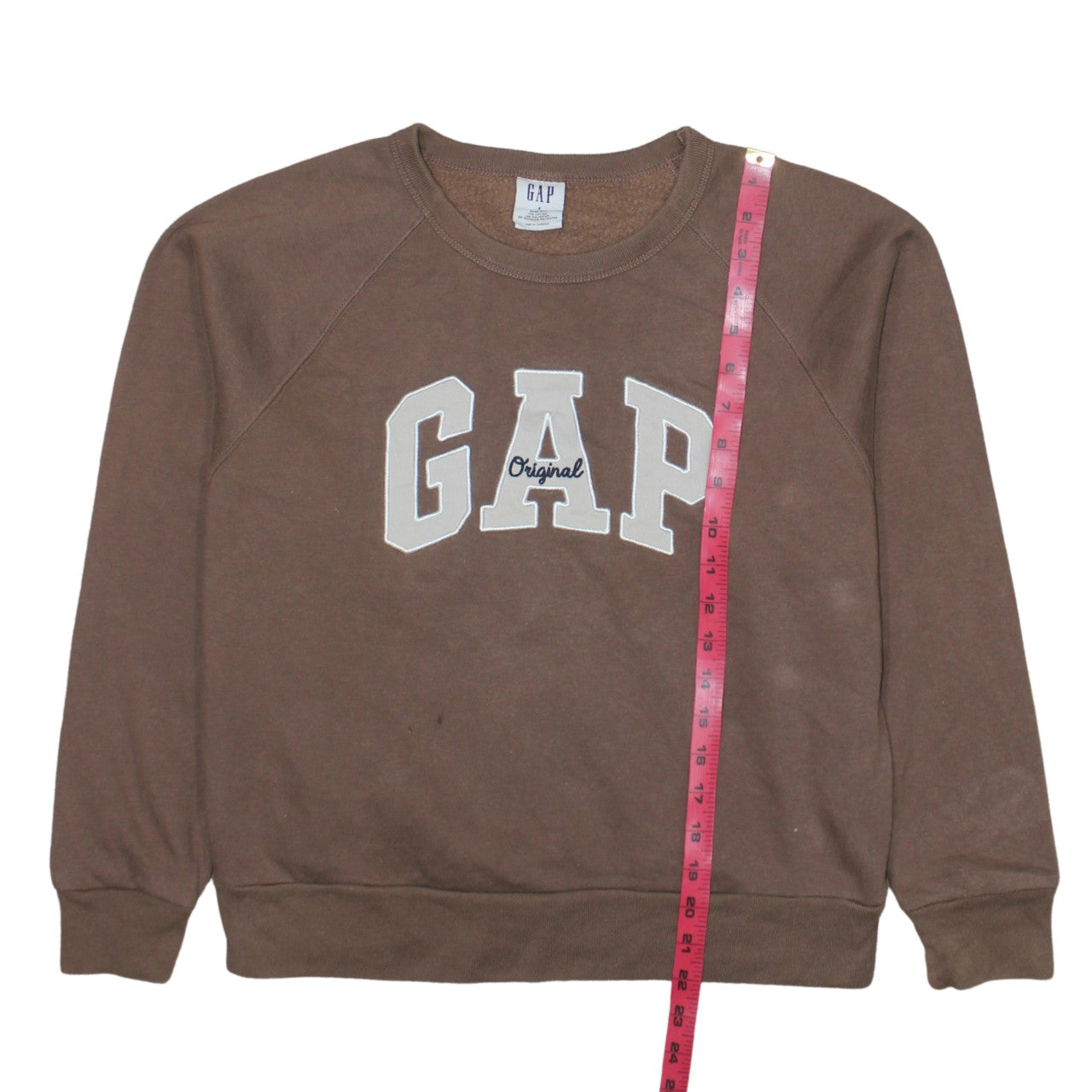 GAP Women's Brown Original Logo Pullover Sweatshirt Size S