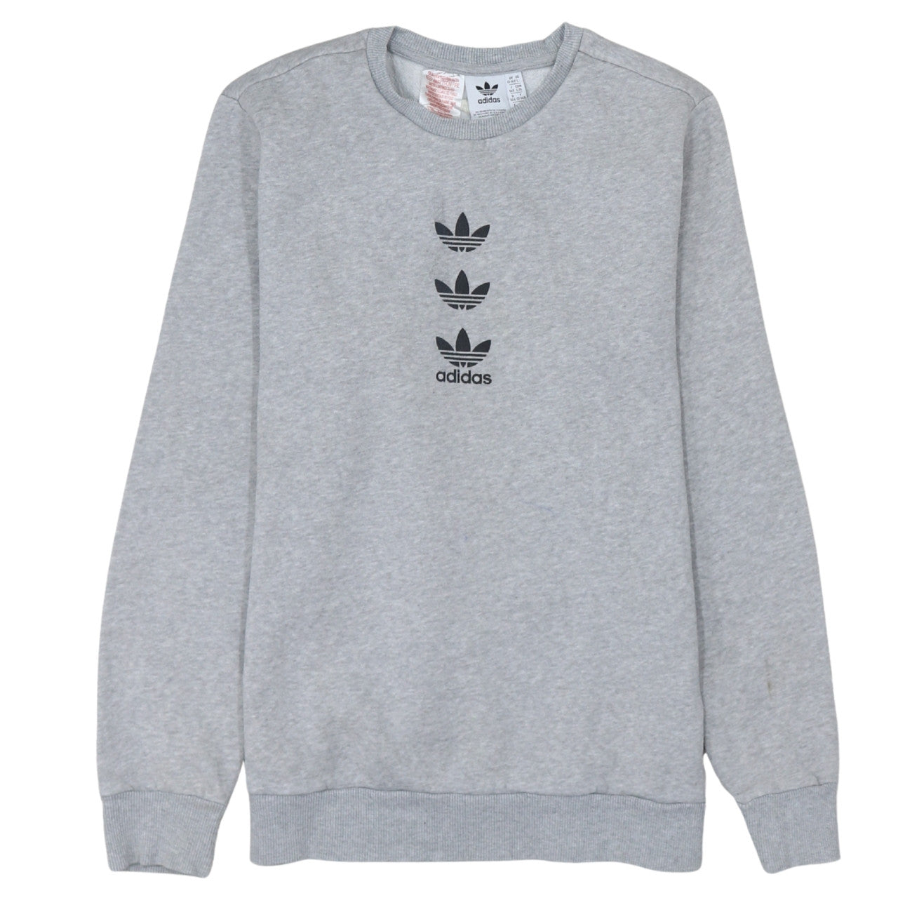 Adidas Boys Grey Crew Neck Pullover Sweatshirt 13-14 Years