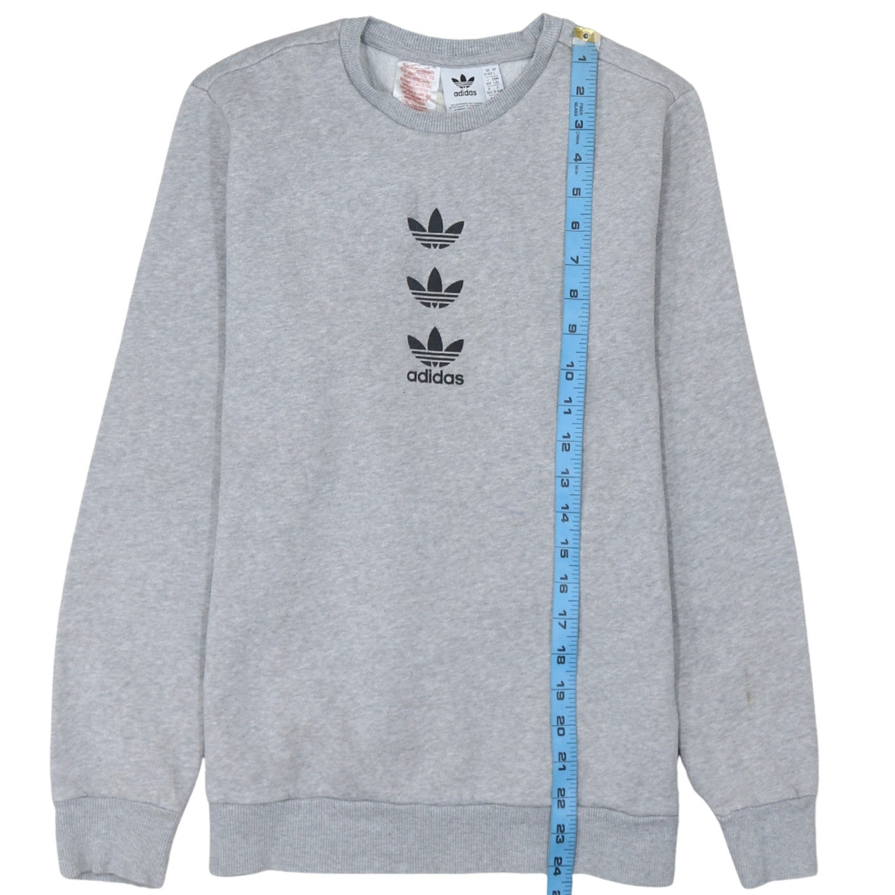 Adidas Boys Grey Crew Neck Pullover Sweatshirt 13-14 Years