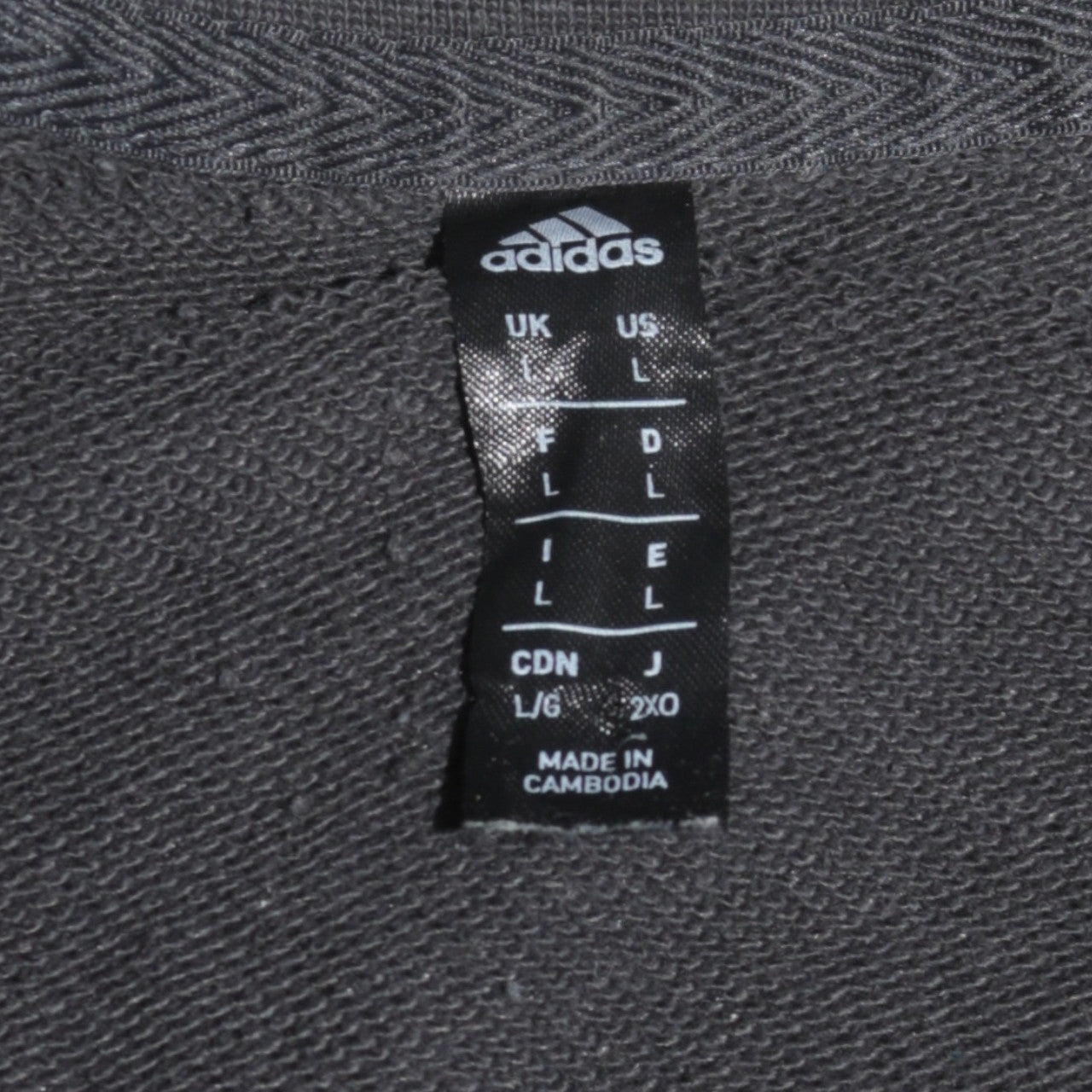 Adidas Mens Black DFB Logo Pullover Sweatshirt Size L