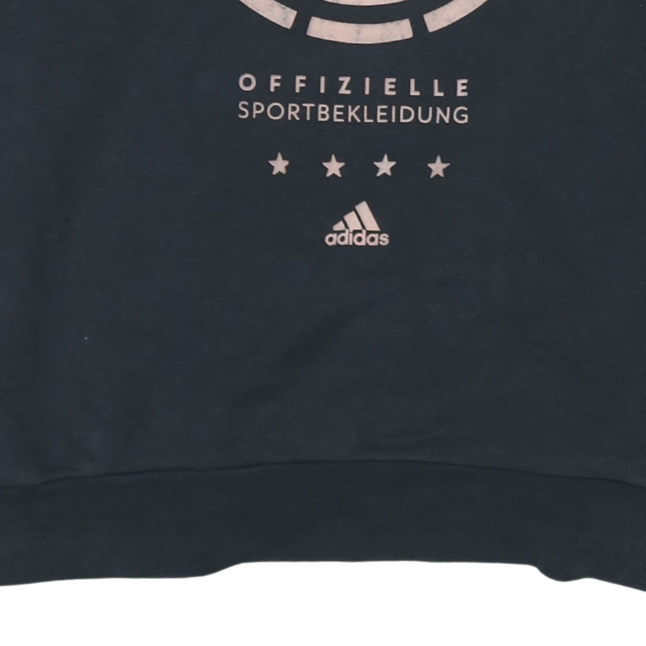 Adidas Mens Black DFB Logo Pullover Sweatshirt Size L