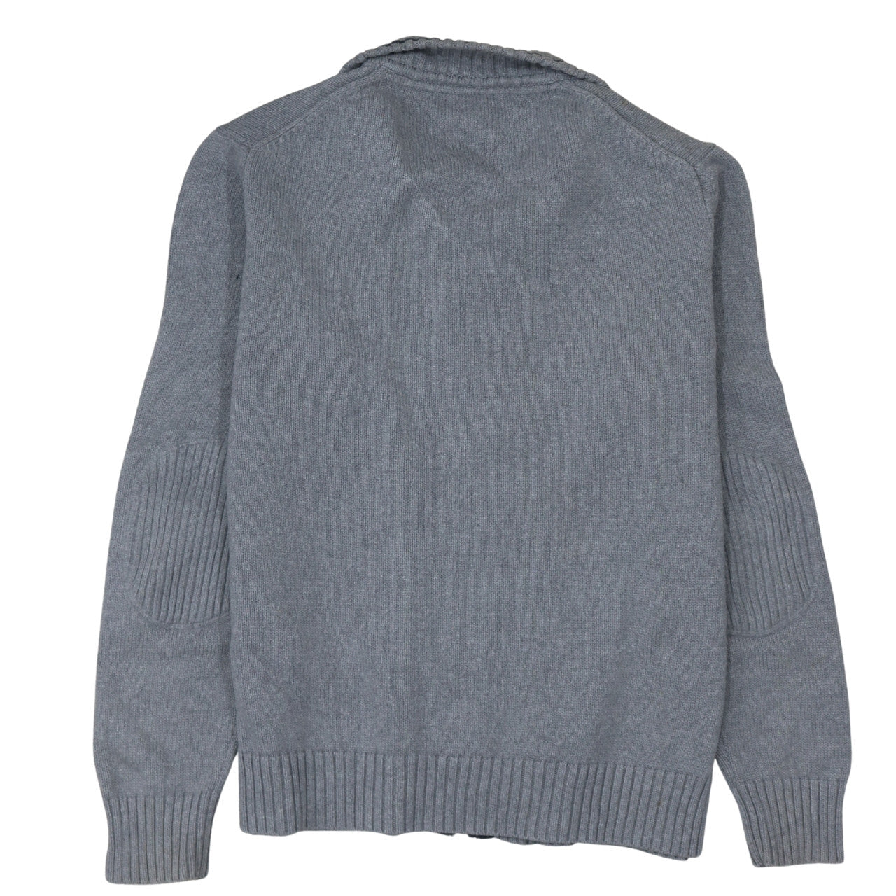 Tommy Hilfiger Men's Grey XL Full Zip Cotton Jumper