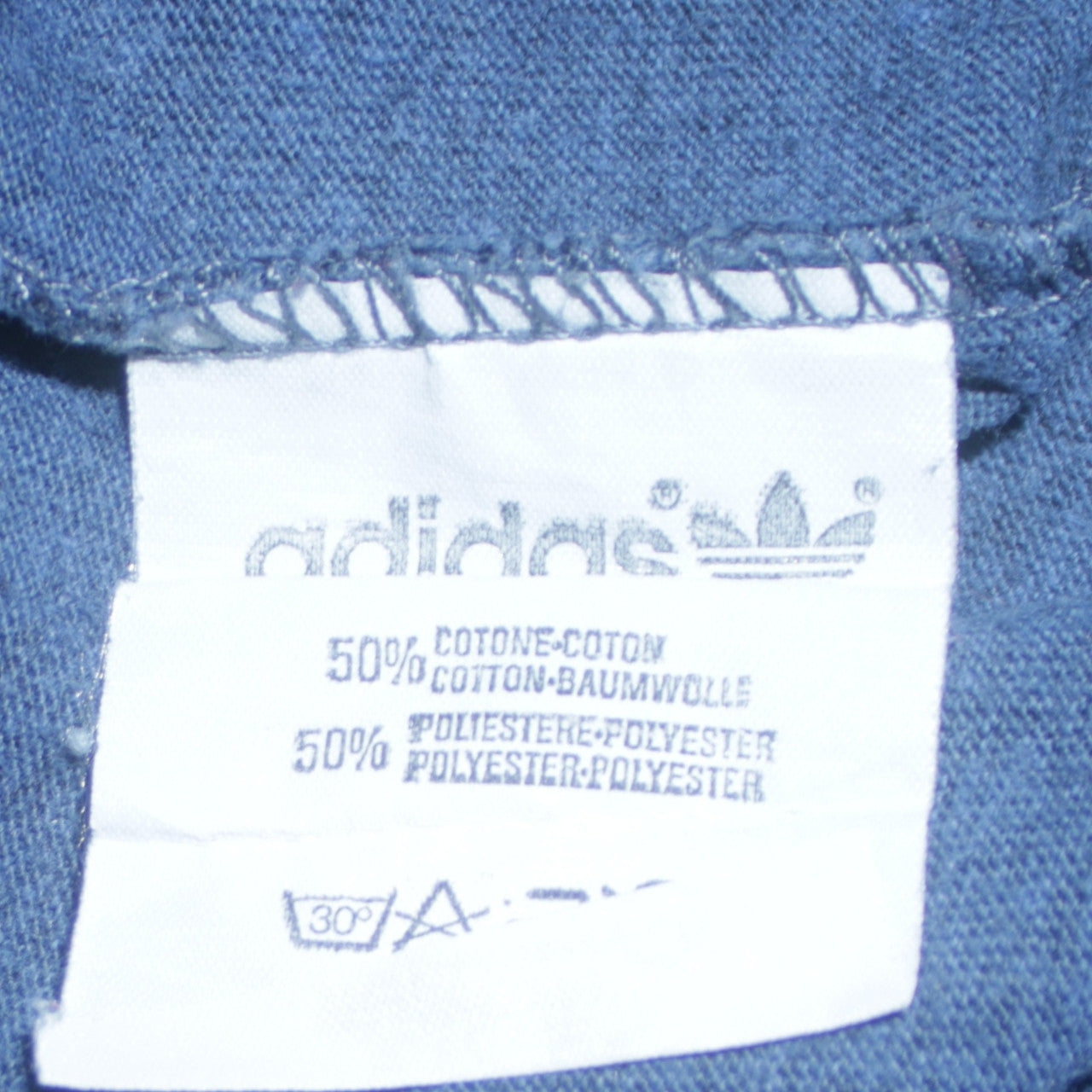Adidas Men’s Blue 1/2 Zip Sweatshirt XS Vintage Sportswear