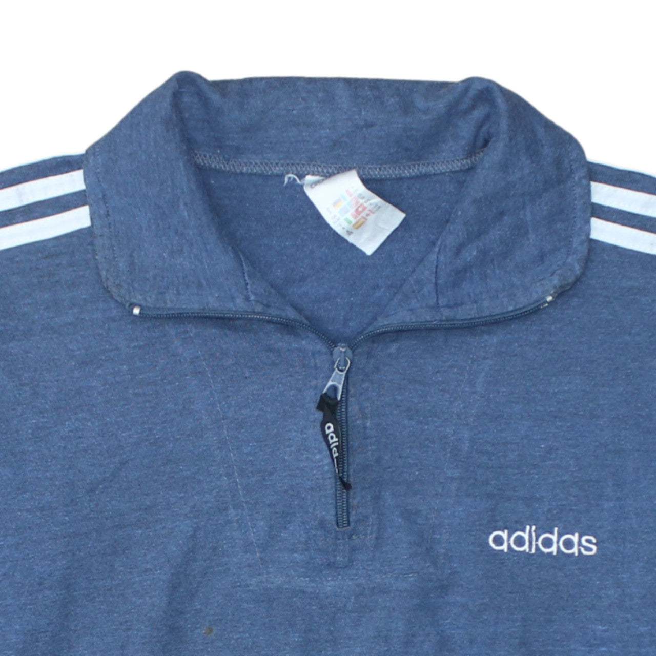 Adidas Men’s Blue 1/2 Zip Sweatshirt XS Vintage Sportswear