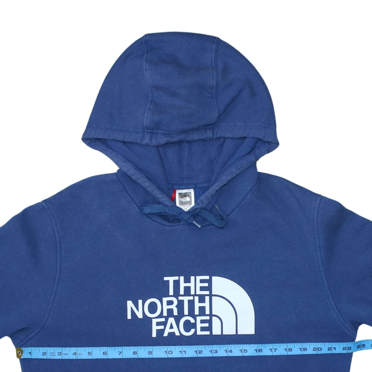 The North Face Mens Blue Pullover Hoodie Size L Outdoor Fleece