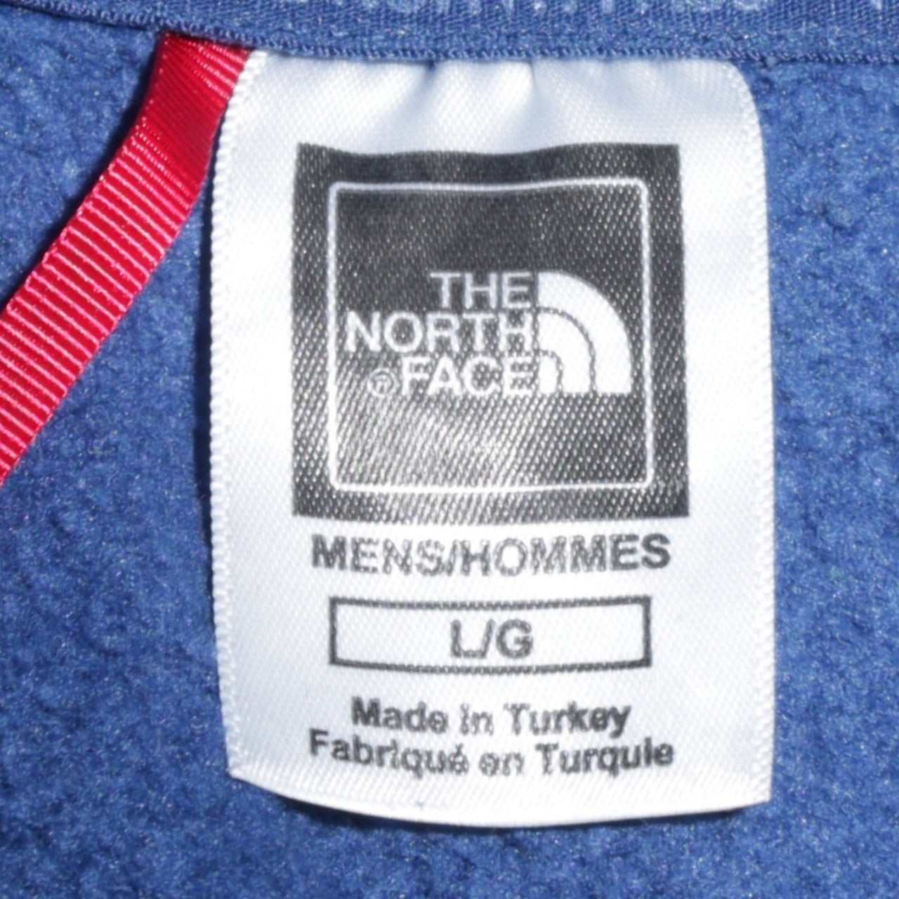 The North Face Mens Blue Pullover Hoodie Size L Outdoor Fleece
