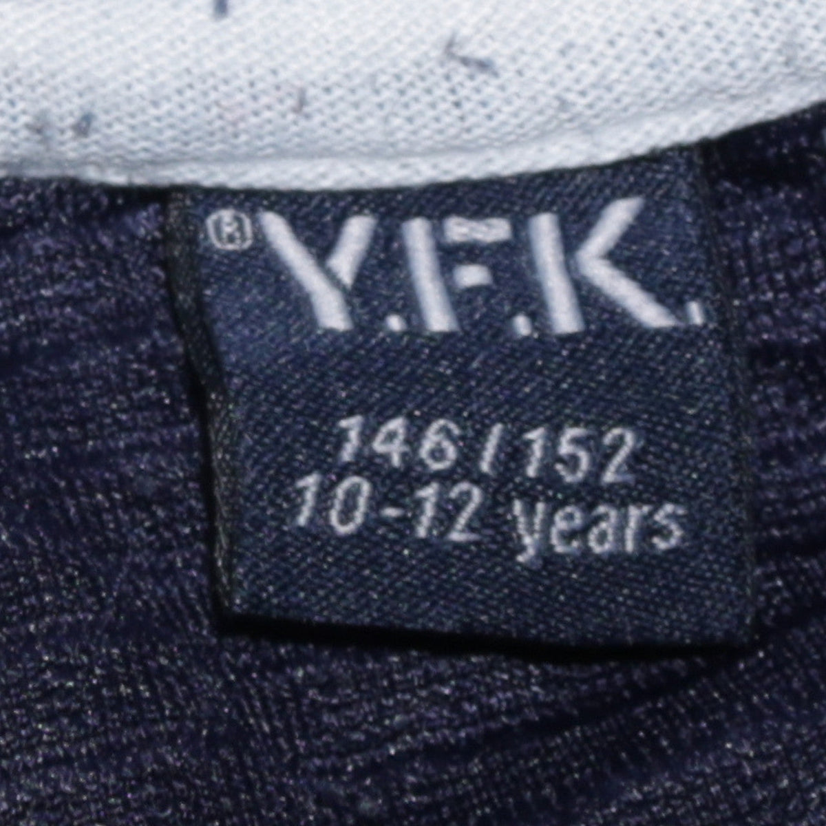 Y.F.K. Boys Navy Blue Pullover Hoodie Size 10-12 Years Cotton Blend