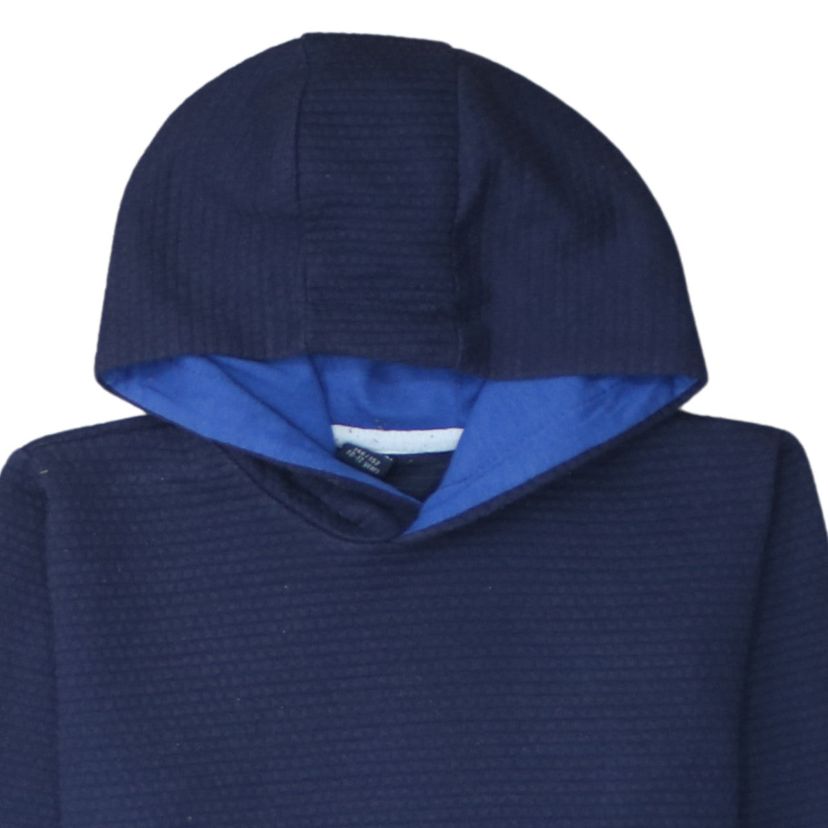 Y.F.K. Boys Navy Blue Pullover Hoodie Size 10-12 Years Cotton Blend