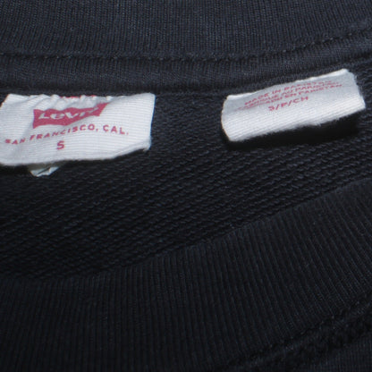 Levi's Women's Black Small Crew Neck Pullover Sweatshirt