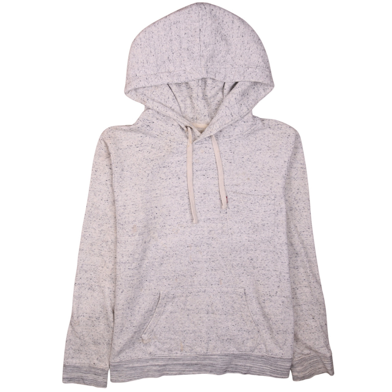 Levi's Mens Grey Pullover Hoodie XL Fleece Regular Fit