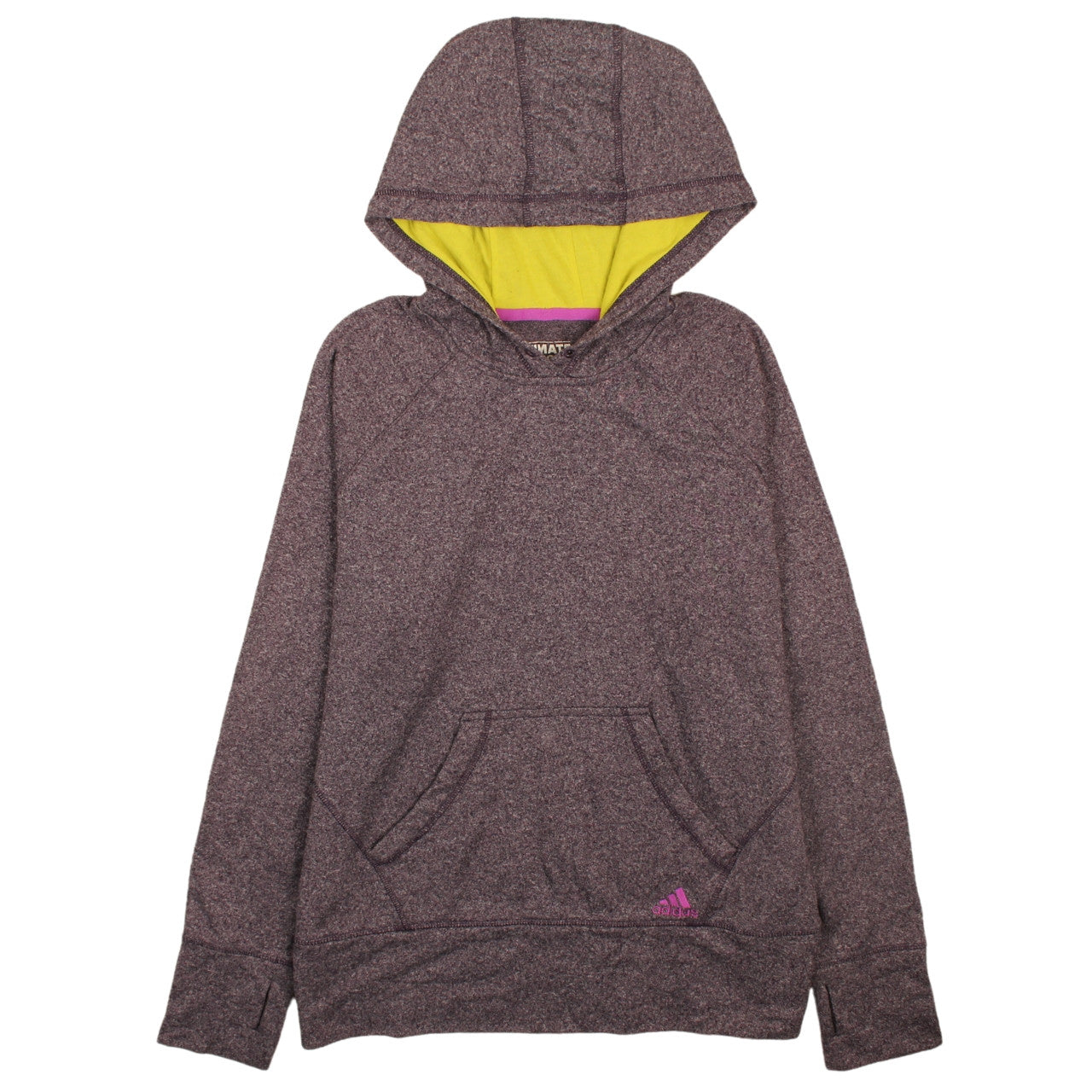 Adidas Womens Purple Hoodie XL Pullover Long Sleeve Sportswear