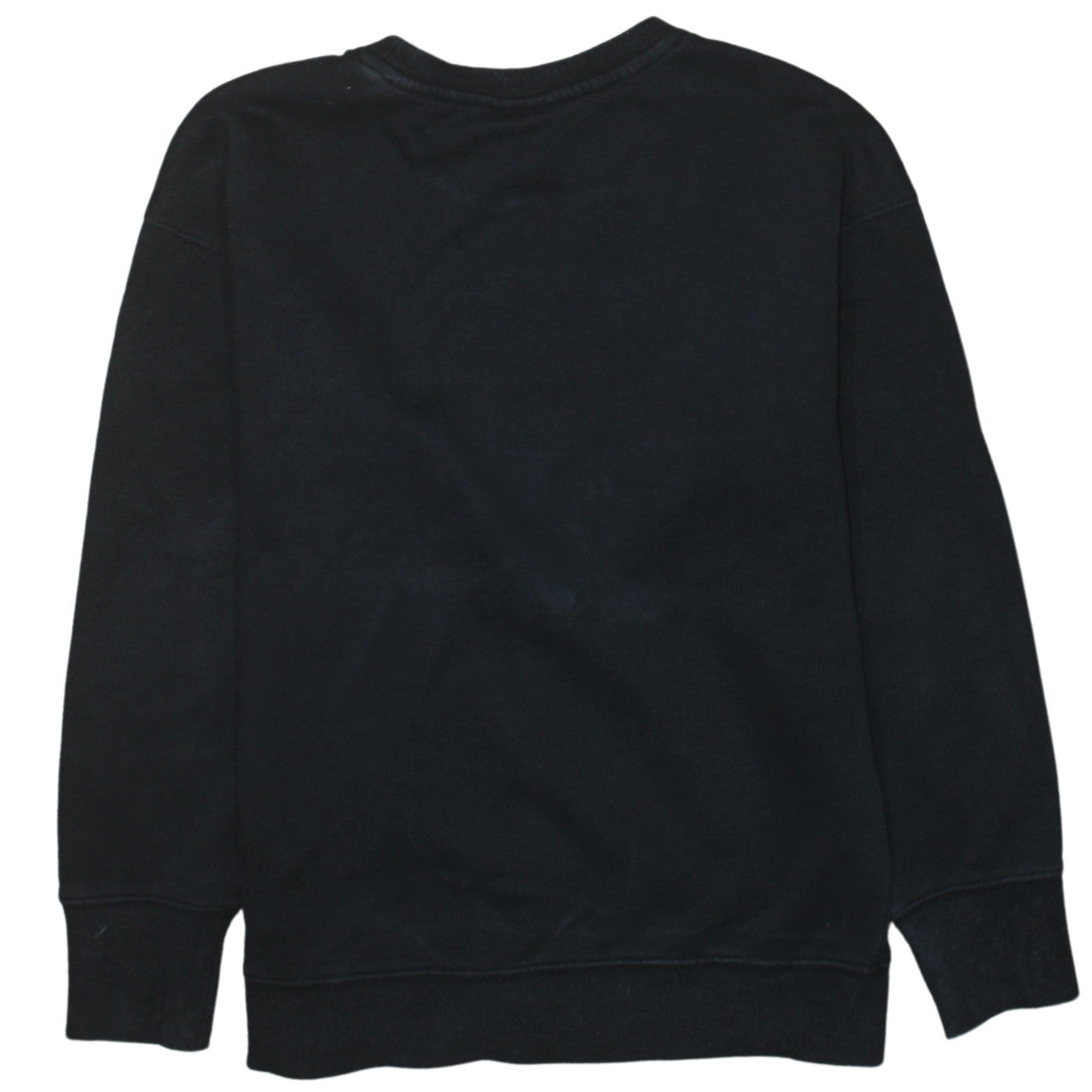 Nike Boys Black Pullover Sweatshirt M 11-12 Years Embroidered Logo Fleece