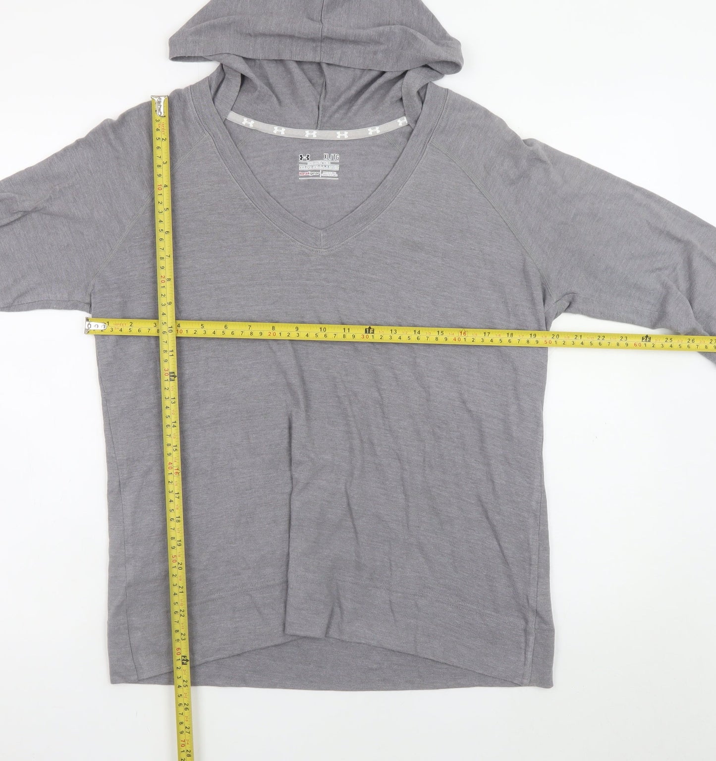 Under Armour Men's Grey XL Lightweight V-Neck Pullover Hoodie