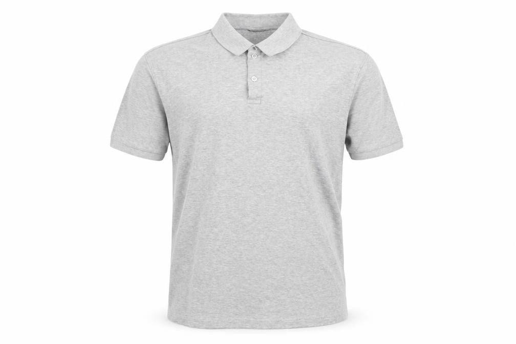 Michael Kors Men's Grey Cotton Short Sleeve Polo Shirt M