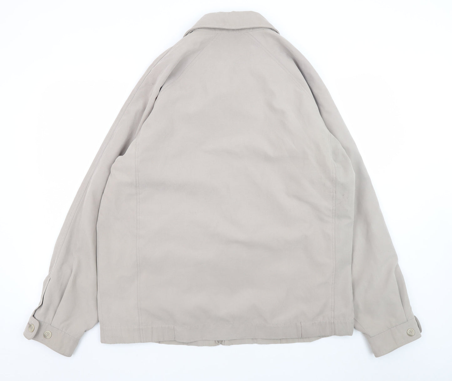 Weatherguard Men’s Beige L Full Zip Outdoor Basic Jacket