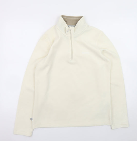 Regatta Women’s Beige 1/2 Zip Fleece Sweatshirt UK 12 Polyester