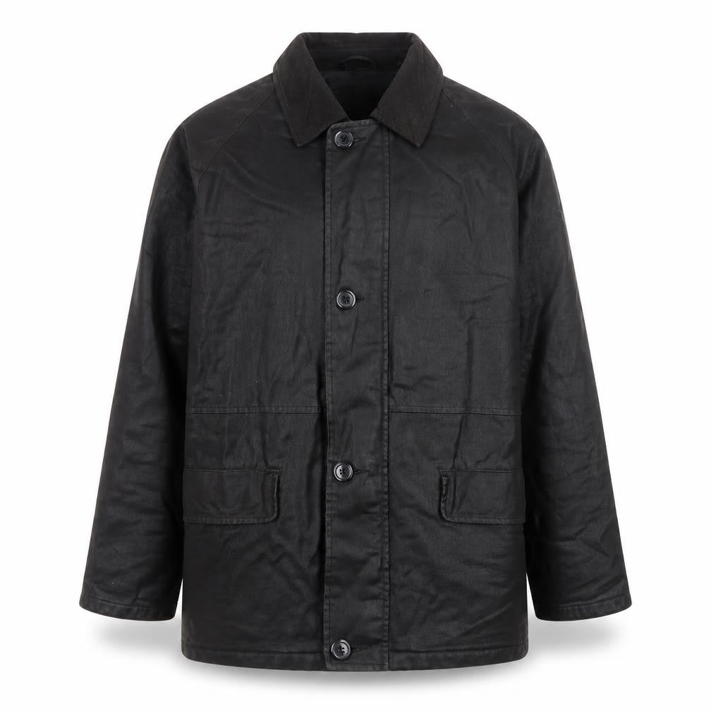 Copperstone Tailoring Men's Black Medium Water Resistant Overcoat