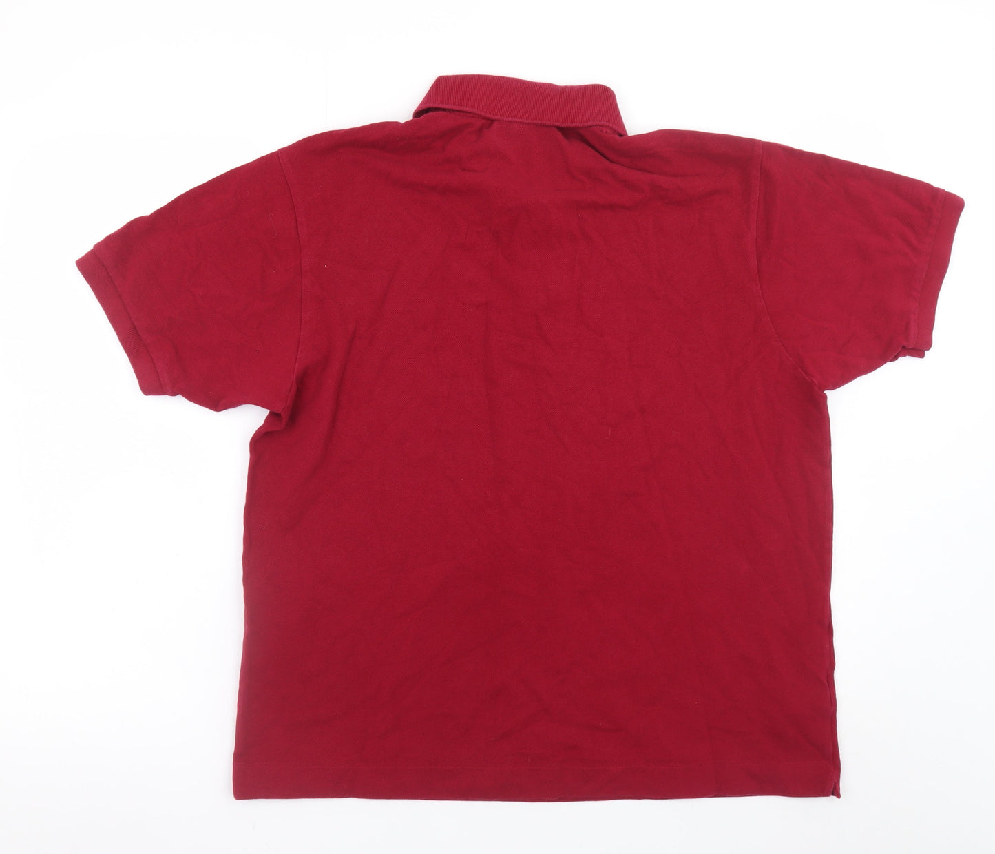Lacoste Men’s Red Classic Fit Polo Shirt Size XL Cotton