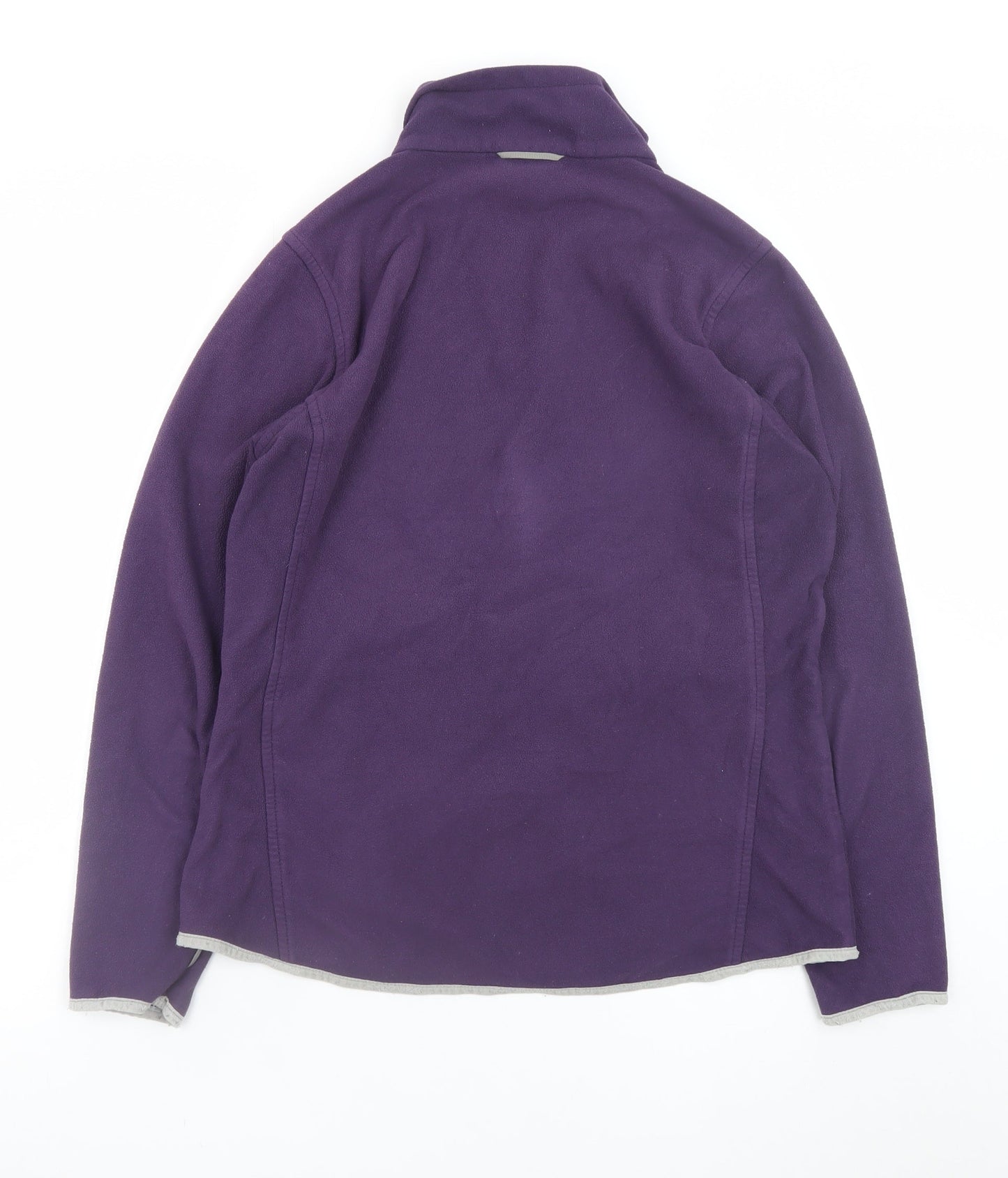 TOG24 Women's Purple Fleece Jacket Size 12/14 Full Zip Casual